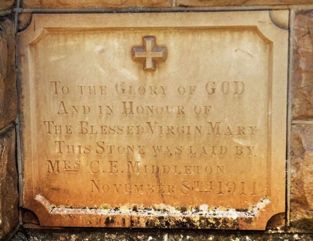 Fouriesburg anglican church corner stone